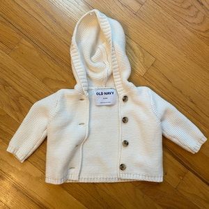 Old Navy cream colored cardigan